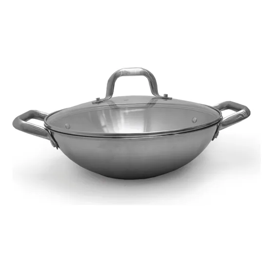 Sartén Wok 28 Cm Epicure Acero Inoxidable 