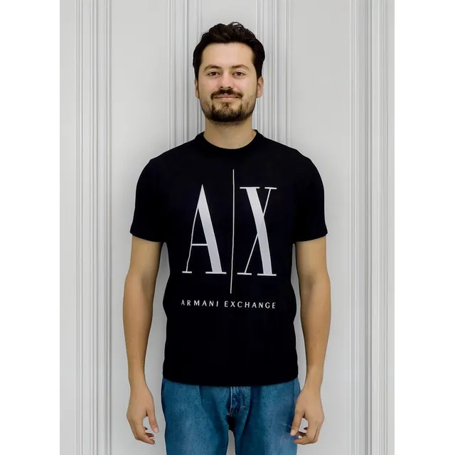 Playera Armani Exchange Negro Mod. 8nztpa - Zjh4z