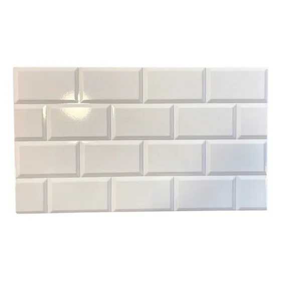 Ceramica Pared Azulejo Brick Blanco Oferta. Ceramicarte =)
