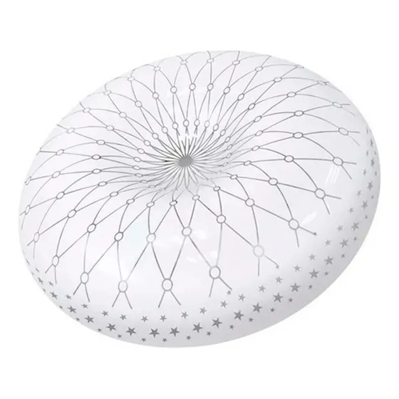 Plafón Decorativos Luz Led Blanco Ovie 18w Adir 4277