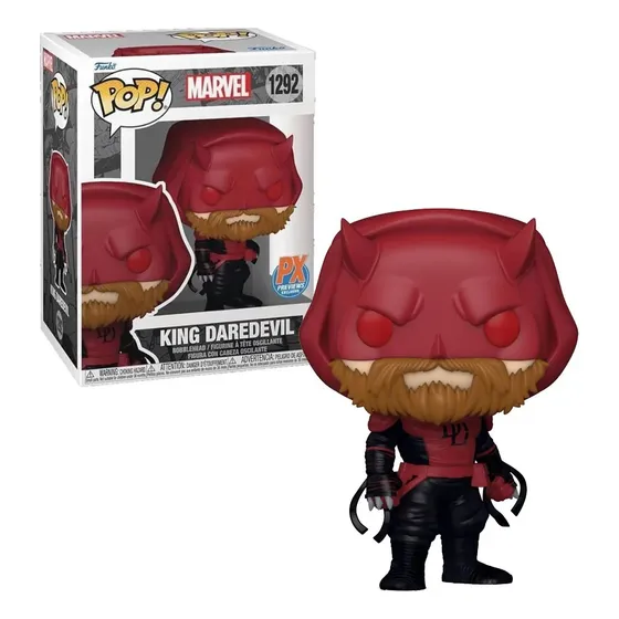 ¡Figura de acción Funko Pop King Daredevil 1292!