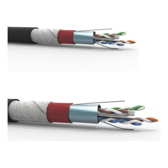 Cabo De Rede Cat6 Furukawa Blindado Externo Dupla Capa -150m