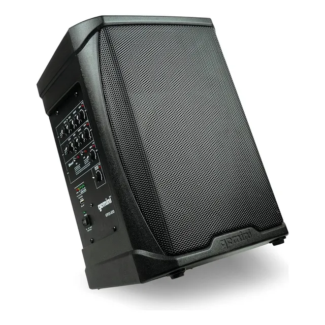 Gpss-650 Bocina Gemini Pa Profesional Bluetooth Color Negro