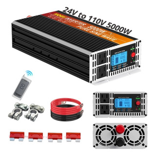 Inversor Corriente Auto 5000w Dc 24v To Ac 110v Convertidor Inversor Corriente Auto 5000w Dc 24v To Ac 110v Convertidor