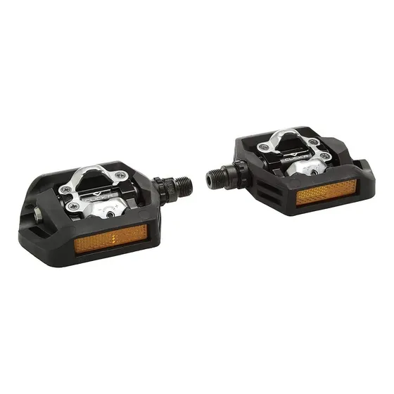 Pedal Shimano Deore Pd-t421 Click-r Com Taquinho Sm-sh56 Pto