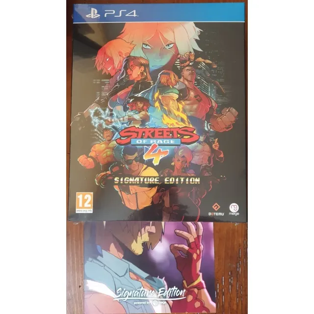 Streets Of Rage 4 ( Signature Edition) + Postal - Ps4