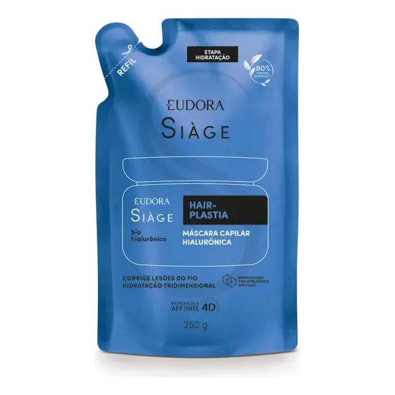 Eudora Siage Hair Plastia Mascara Capilar Refil 250g