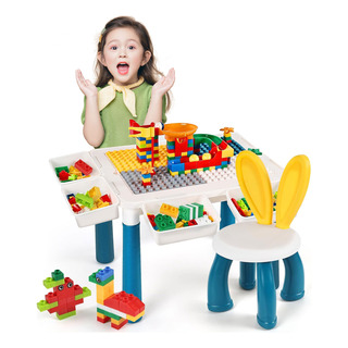 Con Silla Y Bloques Para Niño Mesa Juego Actividades Bloques Con Silla Y Bloques Para Niño Mesa Juego Actividades Bloques