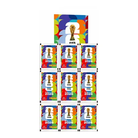 25 Pacotes Figurinhas Copa Do Mundo 2026 Fifa Panini Album World Cup Sticker