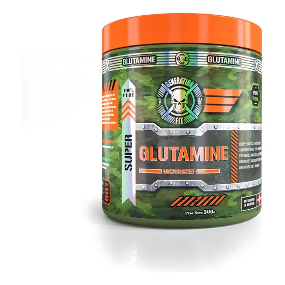 Glutamina Micronizada 300gr Generation Fit Sabor Sin sabor