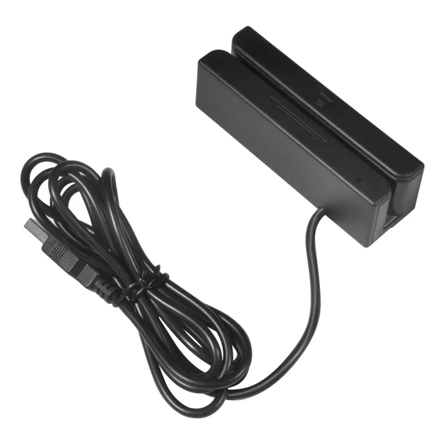 Lector De Tarjetas Usb Con Banda Magnética De 3 Pistas Mini