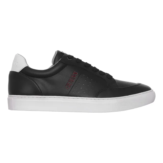 Tenis Guess Hombre Casual Negro Logo 100% Original Nuevo