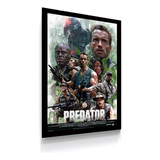 Quadro Decorativo A3 Predador 1 Arnold Schwarzenegger Quadro Decorativo A3 Predador 1 Arnold Schwarzenegger