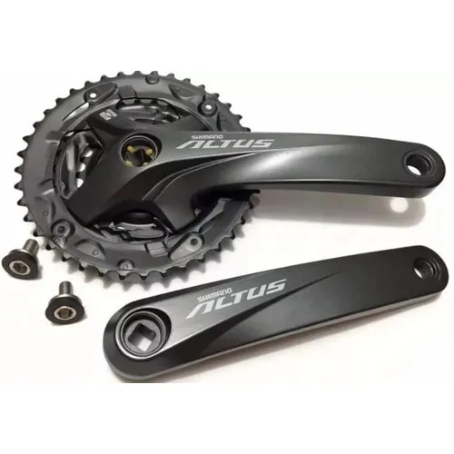 Triplato Biela Shimano Altus 9 Velocidades 22/30/40t Fcm2000