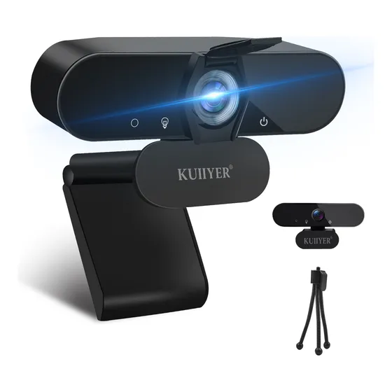 Cámara Web Usb Full Hd 1440p Para Computadora Con Micrófono