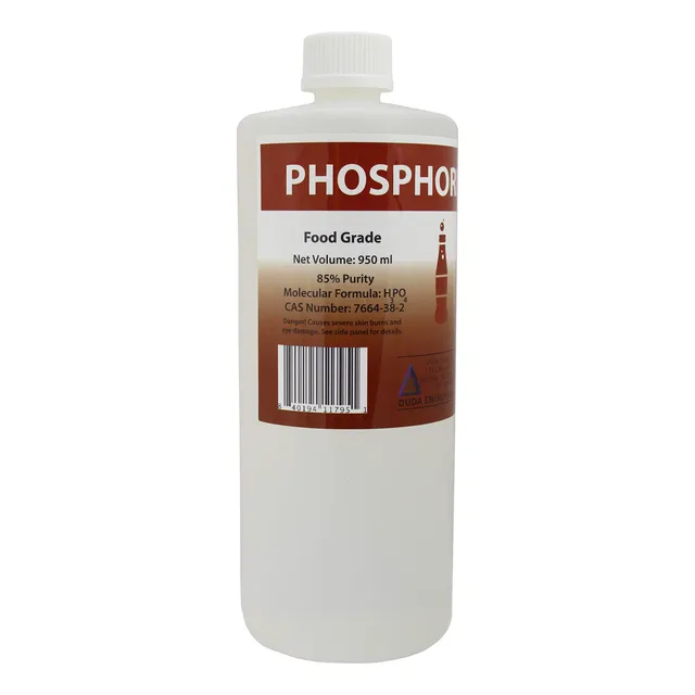 1 Cuarto Galon 32.1 Fl Oz 85% Acido Fosforico Grado Oxido