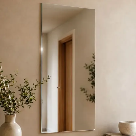 Espelho Sem Moldura Grande Banheiro Lavabo Closet Provador Suporte
