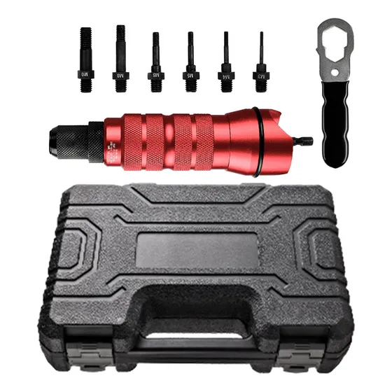 Adaptador De Remache Eléctrico Para Mandriles Métricos 6