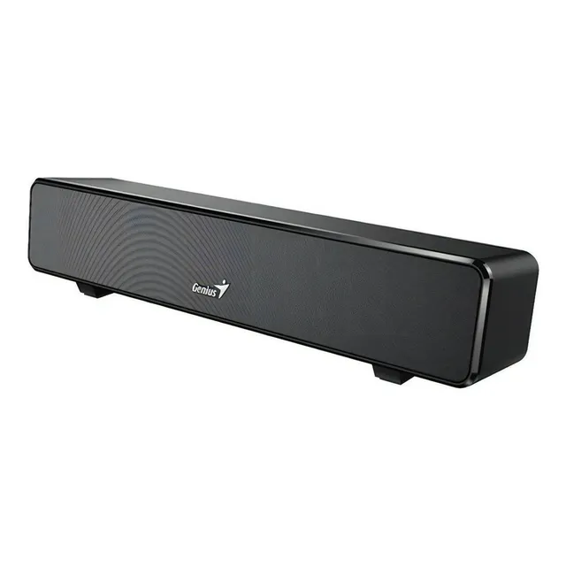 Parlante Genius Sound Bar 100 Mini 6w 3.5mm Usb Power Black