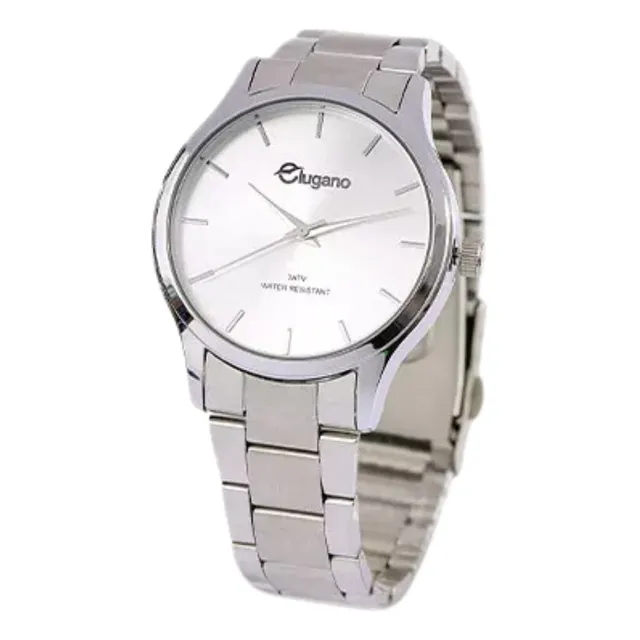 Reloj Para Dama Plateado Lugano