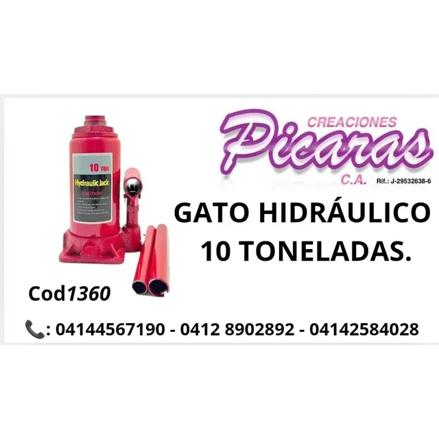 Gato Hidráulico 10 Toneladas.