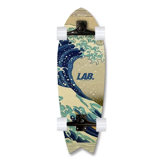 Surfskate Completo Gran Ola Lab 75cm Trucks Cx Surf