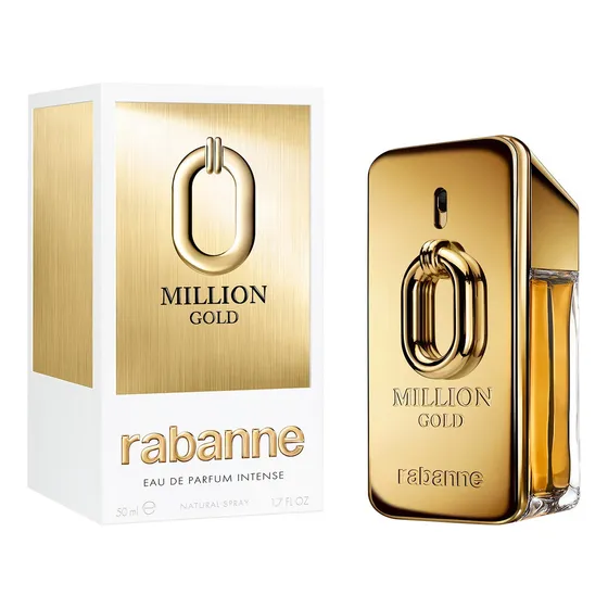 Eau De Parfum Intenso Rabanne Million Gold, 50 ml | + Volumen unitario de muestra 50 ml