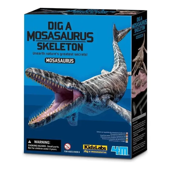 Esqueleto Dinosaurio - Mosasaurio - Marca: 4m - Niños Niñas