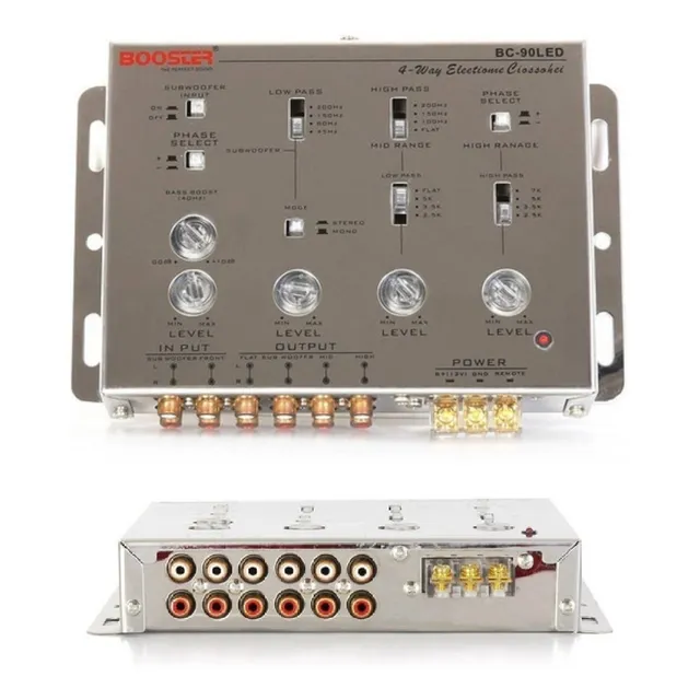 Crossover Booster Bc-90 Com Led 8 Canais = Piramid Evok Snak
