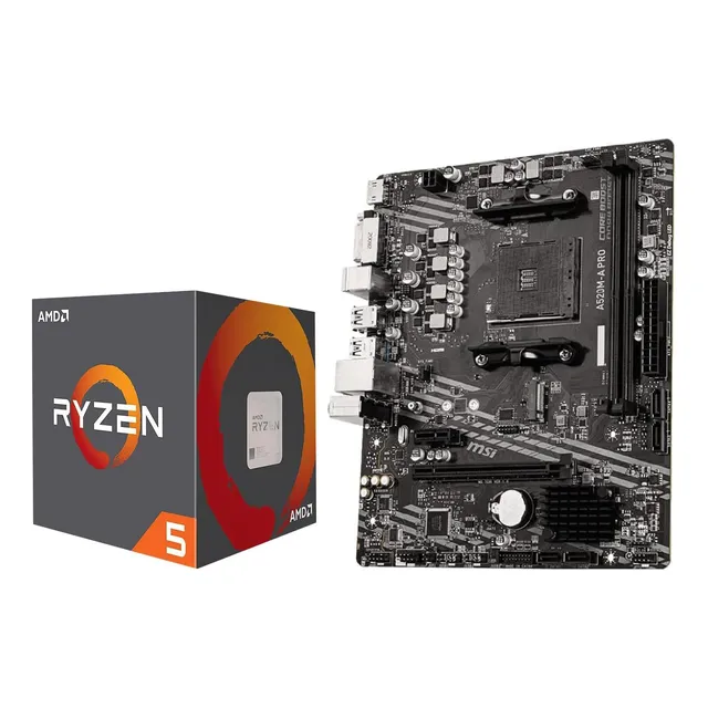 Inland Amd Ryzen 5 4500 Unlocked Desktop Processor Bundle...