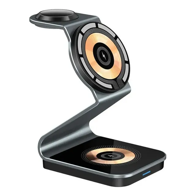 Base Cargador Inalámbrico Para iPhone Apple Watch AirPods