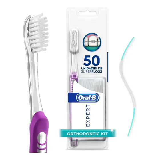 Kit cepillo dental Oral-b Expert Ortodoncia y Superfloss
