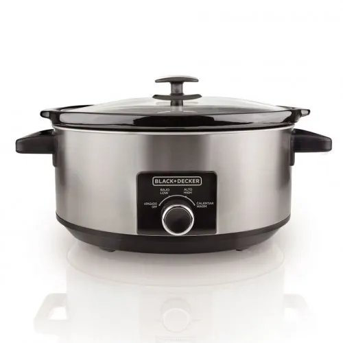 Olla Cocimiento Lento Black+decker® 7lt (sc2007s) Nueva Caja