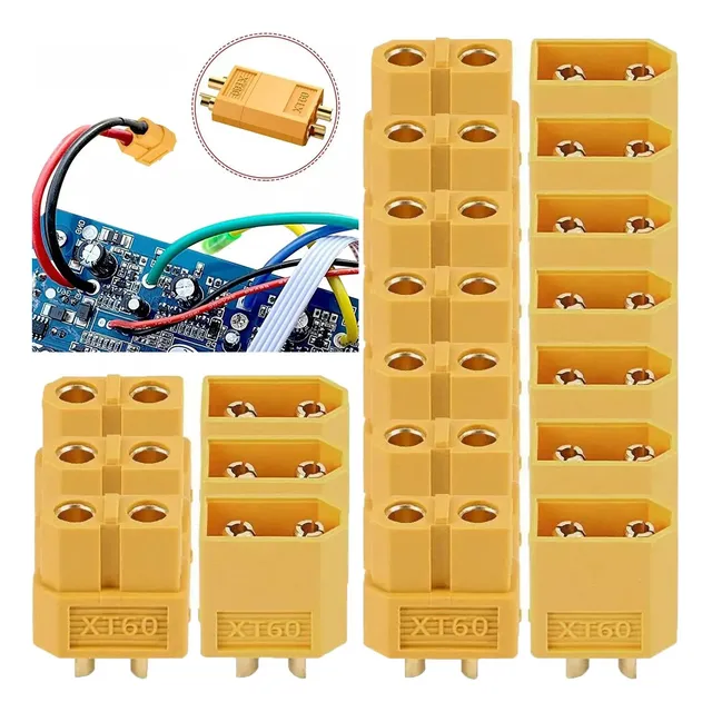 Conectores Xt60 Para Batería Lipo Macho Y Hembra 20 Pares 60