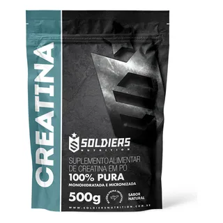 Creatina Monohidratada 500g Soldiers Nutrition Sabor Natural Creatina Monohidratada 500g Soldiers Nutrition Sabor Natural