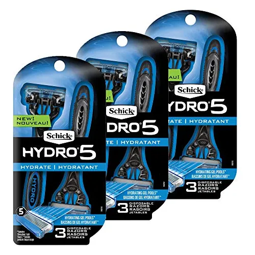 Schick Hydro 5 Razadores Desechables Para Hombres Con Kpvkj