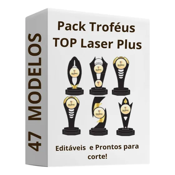 Pacote De Vetores 47 Troféus Plus Corte Laser  Dxf Cdr