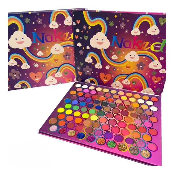 Paleta De Sombras Naked Flower 105 Tonos Mate Satinados