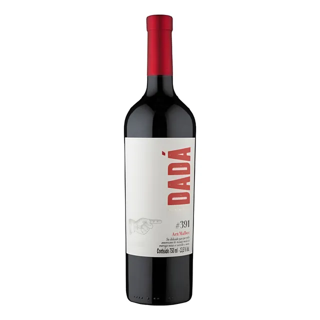 Vinho Argentino Dadá Nº 391 Art Malbec 2022 750ml.