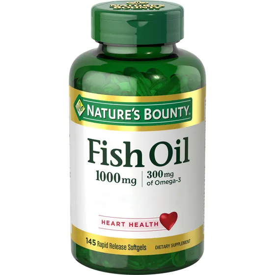 Suplemento De Aceite De Pescado Nature's Bounty, 1000 Mg, 14