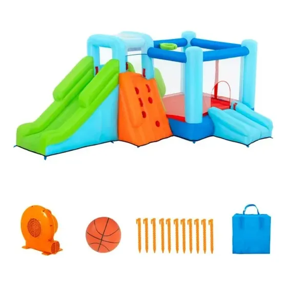 Brincolín Inflable Sports Power Con Bomba Hasta 200kg