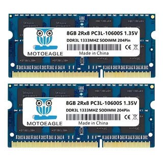 Motoeagle Ram 16gb (2x8gb) Ddr3l 1333mhz Sodimm Azul Motoeagle Ram 16gb (2x8gb) Ddr3l 1333mhz Sodimm Azul
