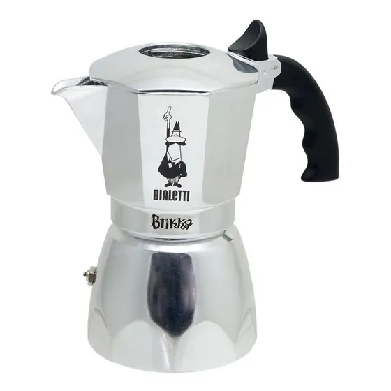Cafetera Bialetti Brikka 4 Cups plata italiana