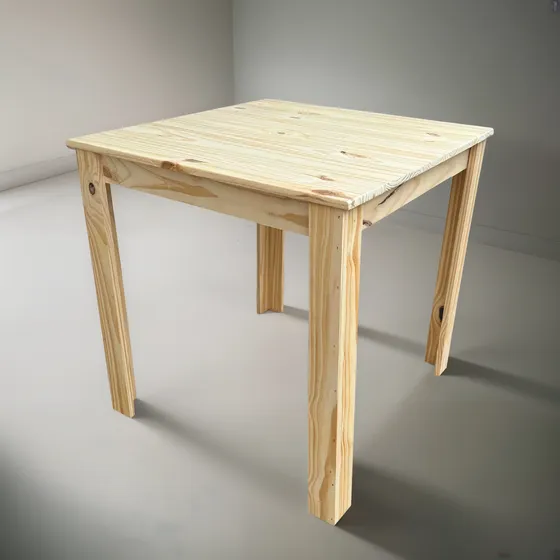 Mesa Maciza Pino 60x60 Bar Envio Gratis Todo El Pais