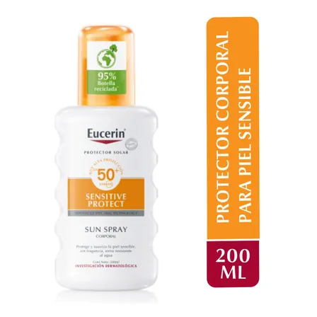 Protector Solar Spray Eucerin Fps 50+ 200 ml