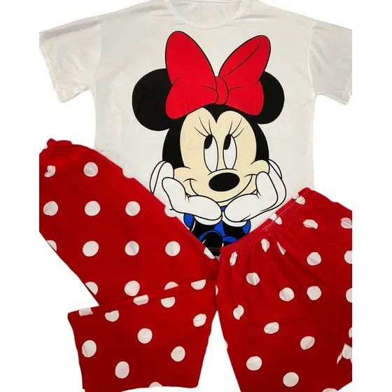 Pijama Para Dama 2en1 Short + Pantalón