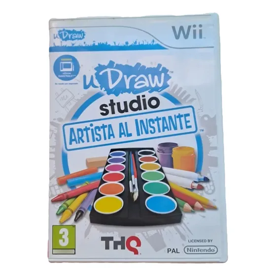 Udraw Studio Nintendo Wii Jogo Europeu Pal Sem Tablet