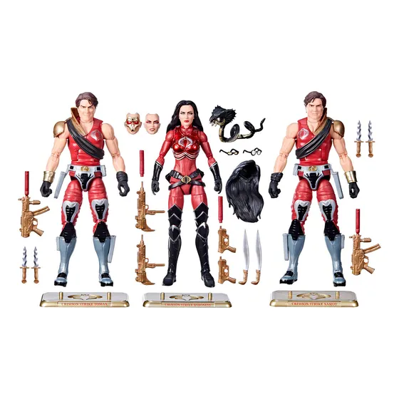 Figura de acción de la serie clasificada Hasbro Baroness, Tomax y Xamot