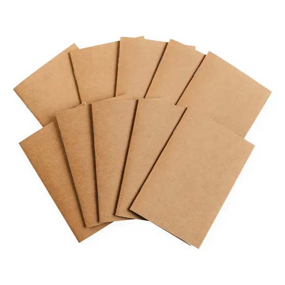 Libreta Tapa Lisa Ecológica - A6 Pack X 10 Unidades