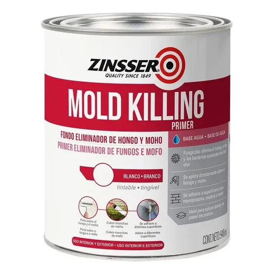 Primer Pintura Antihongos Moho Blanco Rust Oleum 946ml
